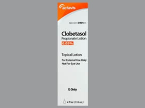 Teva  00472040494 Clobetasol Propionate 0.05% Lotion Bottle 4 oz.