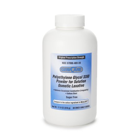 Geri-Care  489-30-GCP Laxative Geri-Care Powder 17.9 oz. Polyethylene Glycol 3350