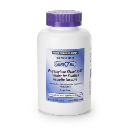 Geri-Care  489-14-GCP Laxative Geri-Care Powder 8.3 oz. Polyethylene Glycol 3350