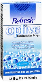 Allergan Pharmaceutical  00023324015 Eye Lubricant Refresh Optive 0.5 oz. Eye Drops