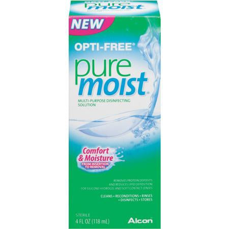 Alcon  00065036103 Contact Lens Solution Opti-Free Pure Moist 4 oz. Solution