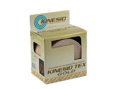 Fabrication Enterprises  24-4900 Kinesiology Tape Kinesio Tex Gold Beige 1 Inch X 5-1/2 Yard Cotton NonSterile