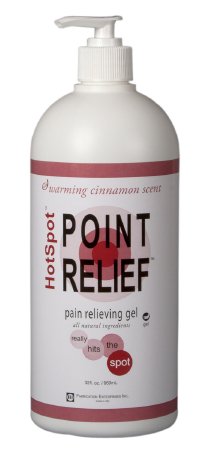 Fabrication Enterprises  11-0782-1 Topical Pain Relief Point Relief HotSpot Capsaicin Topical Gel 32 oz.