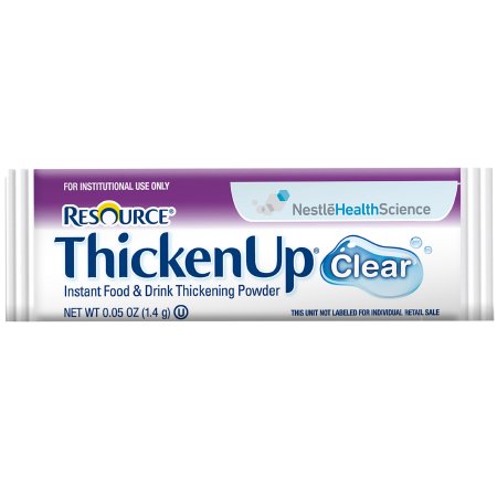 Nestle Healthcare Nutrition 4390015193 Food and Beverage Thickener Resource Thickenup Clear 1.4 Gram Individual Packet Unflavored Powder IDDSI Level 0 Thin