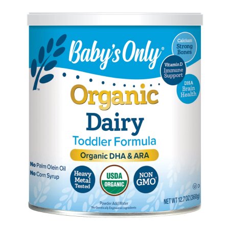 Natures One Inc 22902-1 Toddler Formula Baby's Only Organic Dairy 360 Gram Can Powder Organic