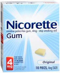 Glaxo Consumer Products  00135015807 Stop Smoking Aid Nicorette 4 mg Strength Gum