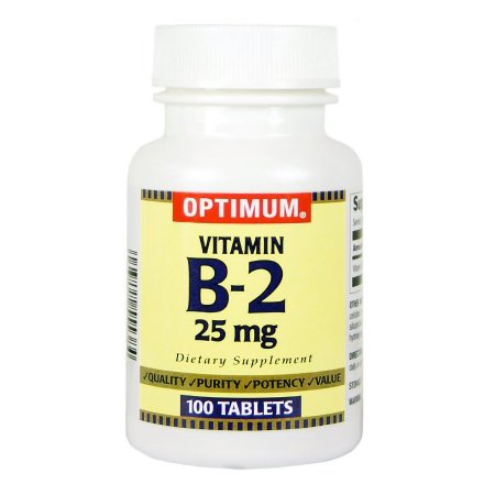 Magno - Humphries  43292055538 Vitamin Supplement Optimum Vitamin B2 25 mg Strength Tablet 100 per Bottle