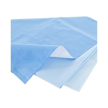 O&M Halyard Inc  34159 QUICK CHECK* H300 Sterilization Wrap White / Blue 45 X 45 Inch Dual Layer SMS Polypropylene Steam / EO Gas / Hydrogen Peroxide