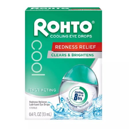 Mentholatum Company  31074201074 Allergy Eye Relief Rohto V 0.4 oz. Eye Drops