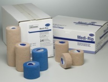 Hartmann  25830000 Cohesive Bandage Medi-Rip LF 3 Inch X 5 Yard Team Pack Self-Adherent Closure Tan NonSterile Standard Compression