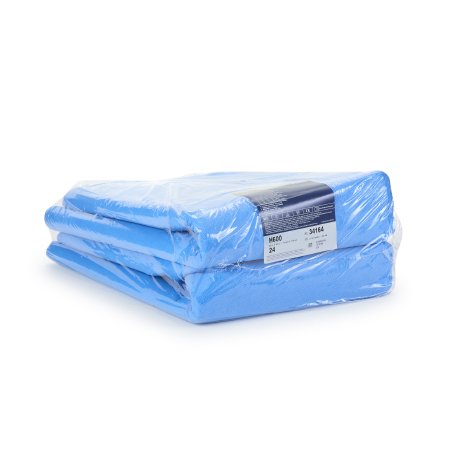 O&M Halyard Inc  34164 QUICK CHECK* H600 Sterilization Wrap White / Blue 45 X 45 Inch Dual Layer SMS Polypropylene Steam / EO Gas / Hydrogen Peroxide