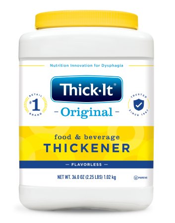 Kent Precision Foods J585-C6800 Food and Beverage Thickener Thick-It Original 36 oz. Canister Unflavored Powder IDDSI Level 0 Thin