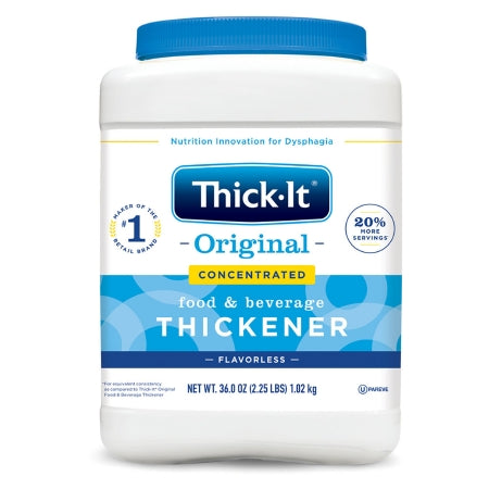 Kent Precision Foods J586-H5800 Food and Beverage Thickener Thick-It Original Concentrated 10 oz. Canister Unflavored Powder IDDSI Level 0 Thin