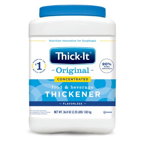 Kent Precision Foods J587-C6800 Food and Beverage Thickener Thick-It Original Concentrated 36 oz. Canister Unflavored Powder IDDSI Level 0 Thin