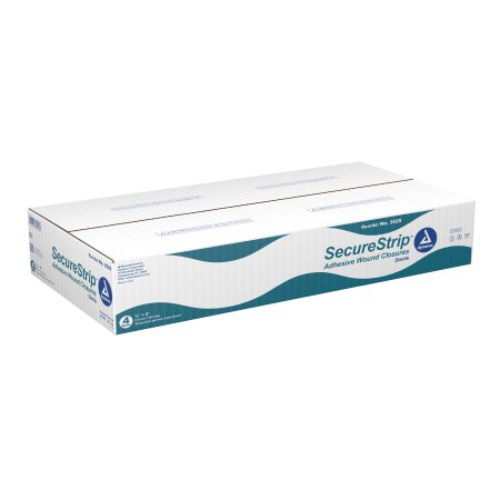 Dynarex  3525 Skin Closure Strip Secure Strip 1/2 X 4 Inch Nonwoven Material Flexible Strip White