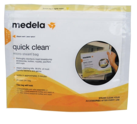 Medela 87024NA Micro-Steam Bags Medela Quick Clean For Breast Pump Accessories