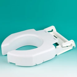 Maddak  725680000 Raised Toilet Seat Secure-Bolt 3 Inch Height White 600 lbs. Weight Capacity