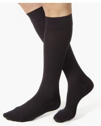 BSN Medical 114733 Compression Stocking JOBST Relief Knee High X-Large Black Closed Toe