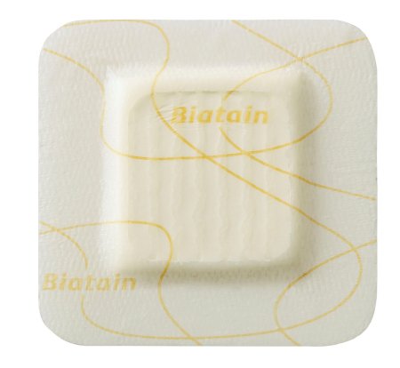 Coloplast  33444 Thin Foam Dressing Biatain Silicone Lite 3 X 3 Inch With Border Film Backing Silicone Adhesive Square Sterile