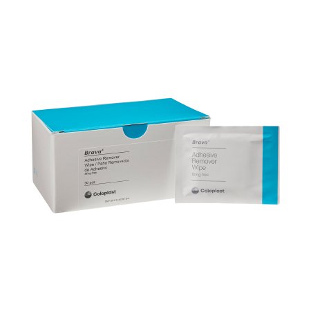 Coloplast  120115 Adhesive Remover Brava Wipe 30 per Box