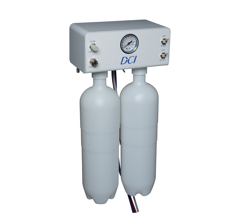 DCI Asepsis Self-Contained Deluxe Quick-Switch Dual Water System with 2 Liter Bottle, 8180QS