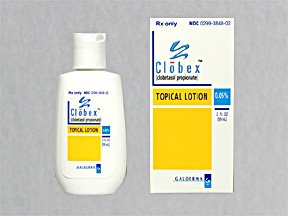 Galderma Laboratories  00299384802 Clobex Clobetasol Propionate 0.05% Lotion Bottle 2 oz.