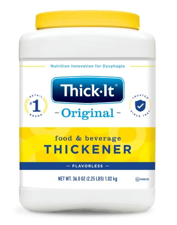 Kent Precision Foods 07205861079 Food and Beverage Thickener Thick-It Original 36 oz. Canister Unflavored Liquid IDDSI Level 0 Thin