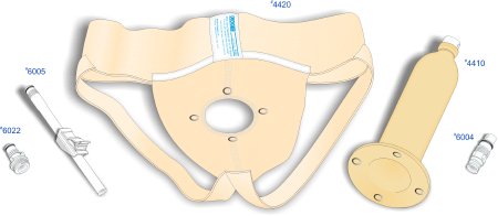 Urocare Products  4400 Male Urinal Sheath Kit Urocare Standard Urinal Suspensory Garment 26 - 38 Inch Waist Latex