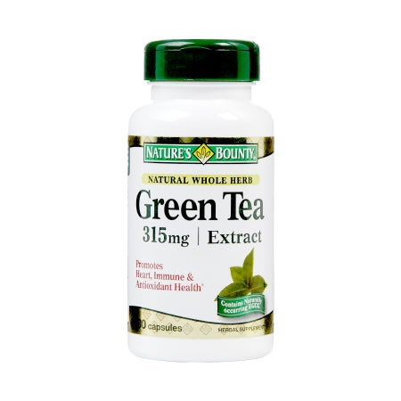 US Nutrition  07431233131 Herbal Supplement Nature's Bounty Green Tea Extract 315 mg Strength Capsule 100 per Bottle