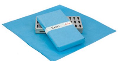 SPS Medical Supply  ESW-8920 ESW Sterilization Wrap Blue 20 X 20 Inch Single Layer Cellulose Steam / EO Gas / Gamma Irradiation