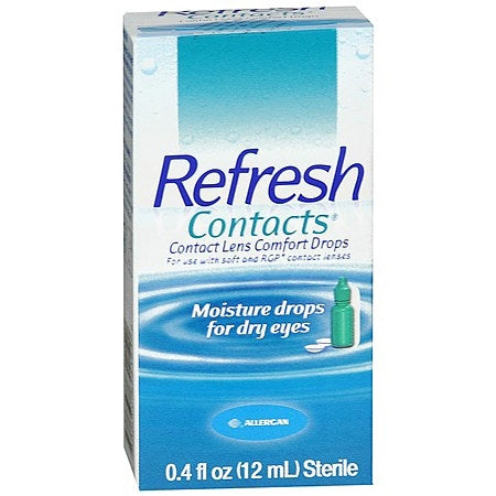 Allergan Pharmaceutical  00023182212 Contact Lens Solution Refresh Contacts 0.4 oz. Solution