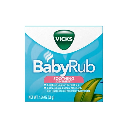 Procter & Gamble  23900000617 Children's Chest Rub Vicks BabyRub Ointment 1.7 oz.