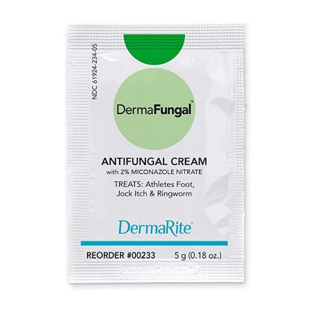 DermaRite Industries  00233 Antifungal DermaFungal 2% Strength Cream 5 Gram Individual Packet