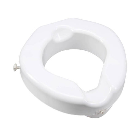 Apex-Carex Healthcare  FGB31300 0000 Raised Toilet Seat Carex 4-1/4 Inch Height White 500 lbs. Weight Capacity