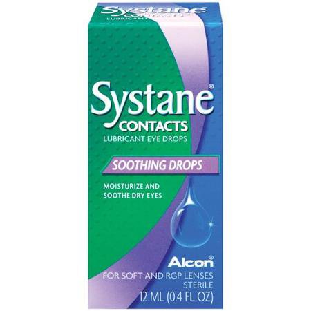 Alcon  00065019093 Eye Lubricant Systane Contacts 0.4 oz. Eye Drops