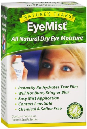 Health Enterprises Inc  07957310807 Eye Lubricant Nature's Tears EyeMist 1 oz. Ophthalmic Spray