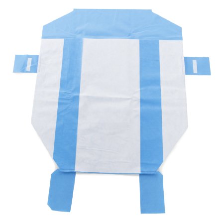 O&M Halyard Inc  14277 SMART-FOLD* H650 Sterilization Wrap White / Blue 40 X 55 Inch Dual Layer SMS Polypropylene Steam / EO Gas / Hydrogen Peroxide