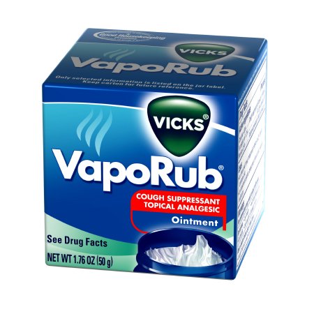 Procter & Gamble  32390001051 Chest Rub Vicks VapoRub 4.8% - 1.2% - 2.6% Strength Ointment 1.76 oz.