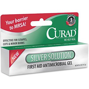 Medline  88438912327 First Aid Antibiotic Curad Germ Shield Topical Gel 0.5 oz. Tube