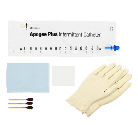 Hollister  B6FB Intermittent Catheter Tray Apogee Closed System / Firm Tip 6 Fr. Without Balloon