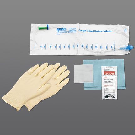 Hollister  B8FB Intermittent Catheter Tray Apogee Plus Closed System 8 Fr. Without Balloon