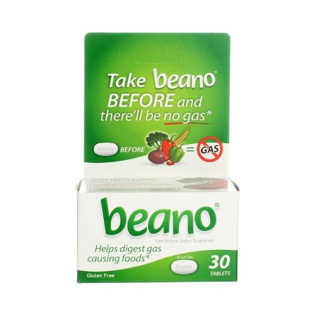 Medtech Laboratories  04203710304 Gas Relief Beano 300 GALU Strength Tablet 30 per Bottle