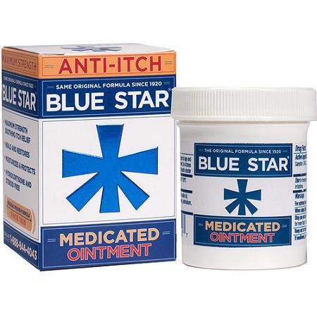 GHC Group  36842920102 Itch Relief Blue Star 1.24% Strength Ointment 2 oz. Jar