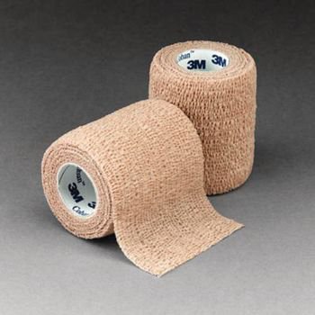 Patterson Medical Supply  081576651 Cohesive Bandage 3M Coban 2 Inch X 5 Yard Self-Adherent Closure Tan NonSterile Standard Compression