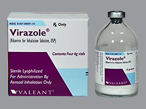 Valeant Pharmaceuticals  00187000714 Virazole Ribavirin 6 Gram Powder Vial 100 mL