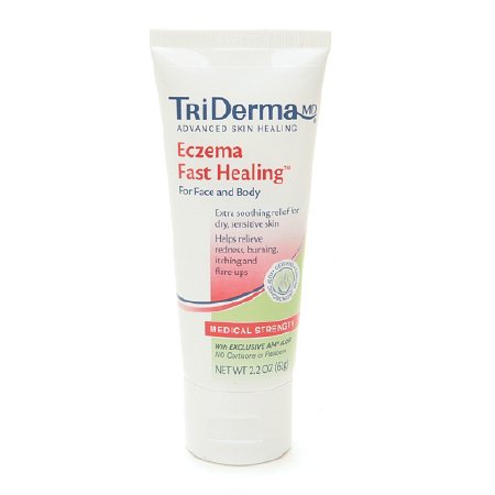 TriDerma  10738005420 Itch Relief TriDerma MD Fast Healing 0.5% - 1.5% Strength Cream 2.2 oz. Tube