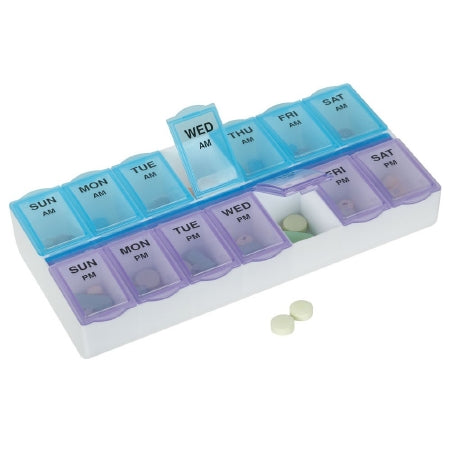 Apothecary Products  67471 Pill Organizer 7 Day 2 Dose