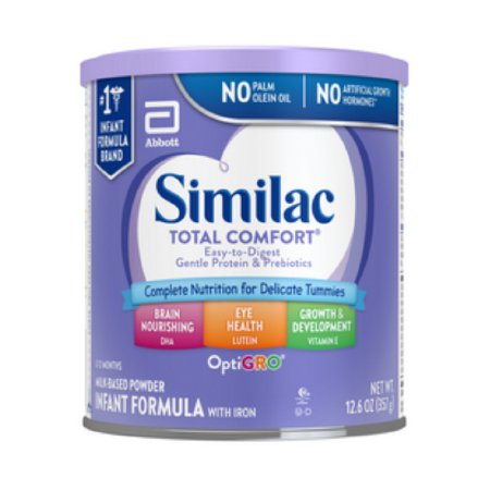 Abbott Nutrition 62599 Infant Formula Similac Total Comfort 12.6 oz. Can Powder Iron Lactose Sensitivity