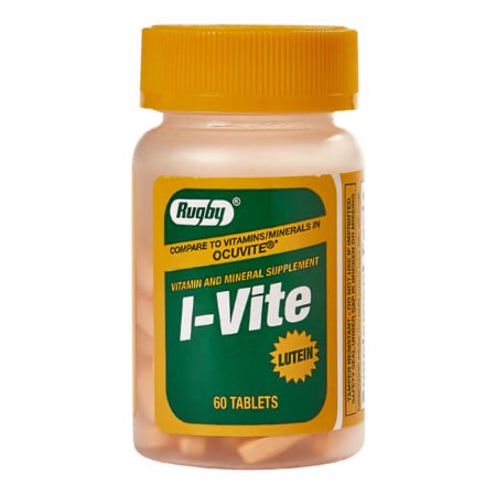 Major Pharmaceuticals  00536509008 Multivitamin Supplement I-Vite Beta Carotene / Ascorbic Acid 1000 IU - 200 mg Strength Tablet 60 per Bottle