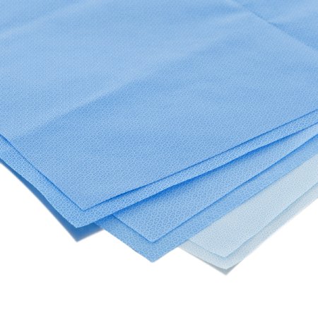 O&M Halyard Inc  37047 HALYARD* H100 Sterilization Wrap Light Blue 15 X 15 Inch Single Layer SMS Polypropylene Steam / EO Gas / Hydrogen Peroxide